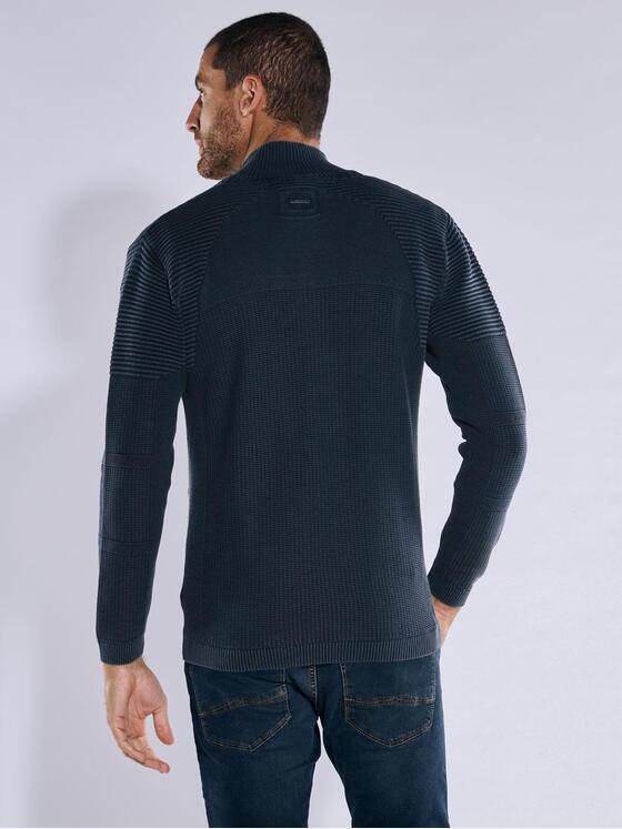 engbers Herren Cardigan regular Blau 37619