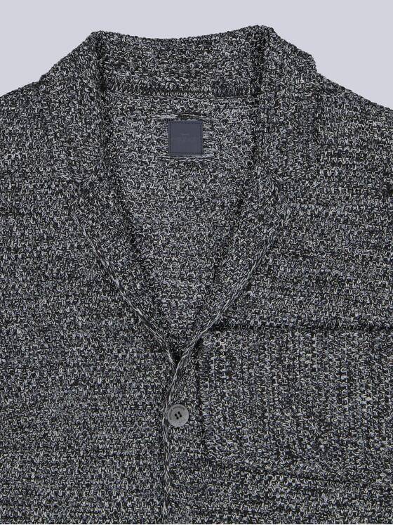 engbers Herren Stricksakko Schwarz 39973