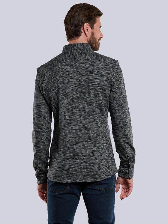 engbers Herren Langarm-Hemd meliert Anthrazit 34153