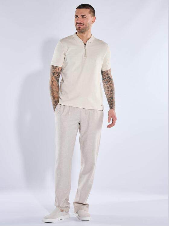 emilio adani Herren Poloshirt Beige 40520