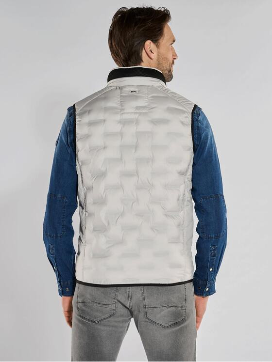 engbers Herren Steppweste regular Grau 36172
