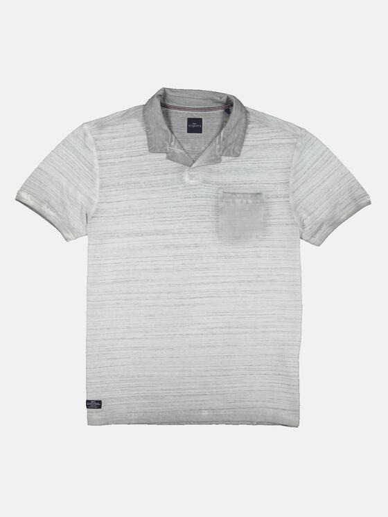 engbers Herren Polo-Shirt dezent gestreift Dunkelgrau 33047