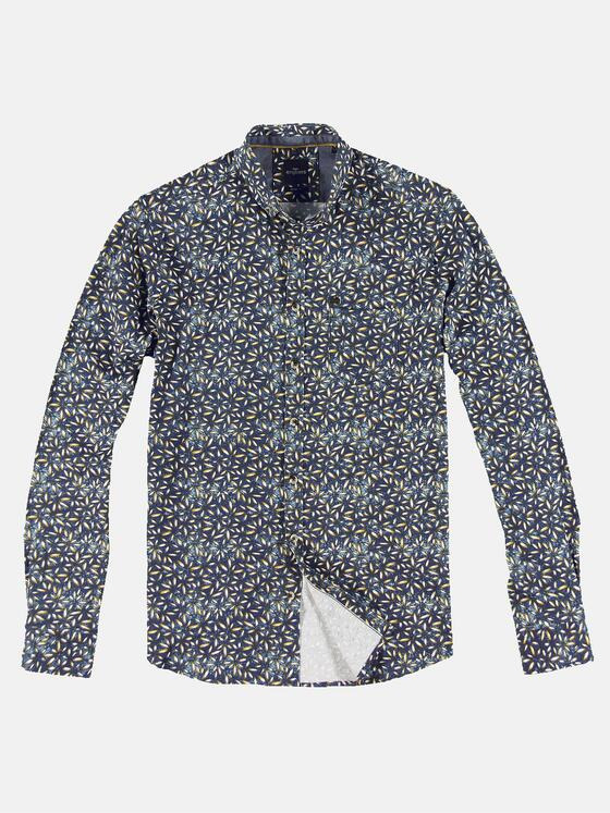 engbers Herren Hemd langarm Saphirblau 31697