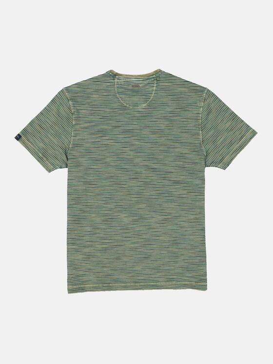 engbers Herren T-Shirt gestreift Grün 34518