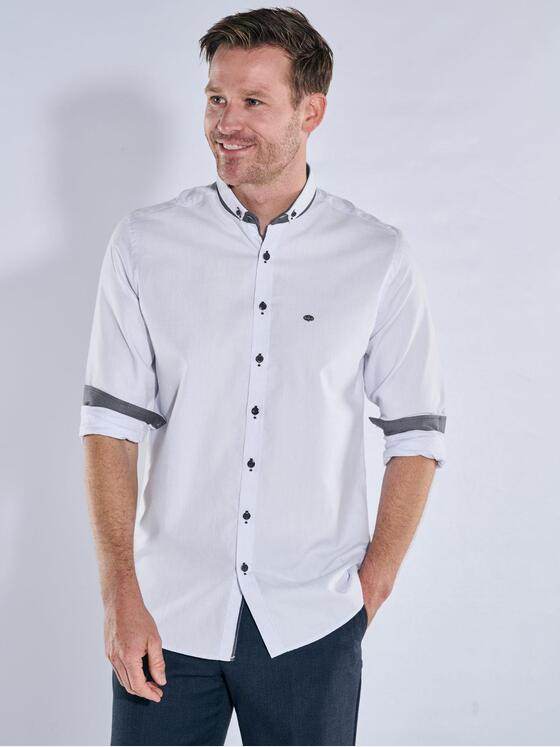 engbers Herren Langarm-Hemd strukturiert Hellblau 39741