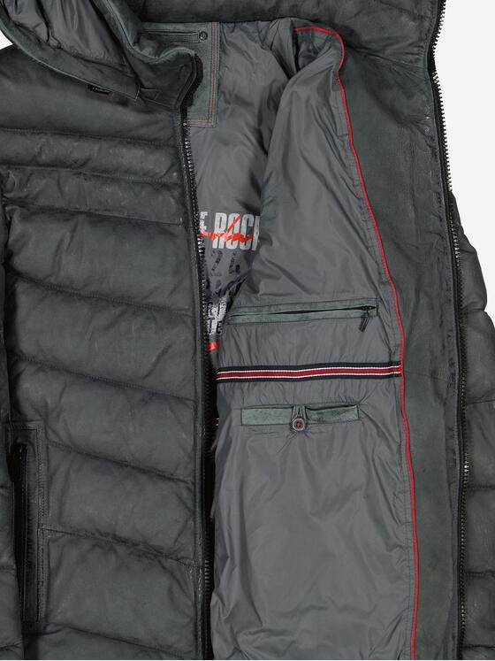 engbers Herren Lederjacke regular Indigoblau 37806