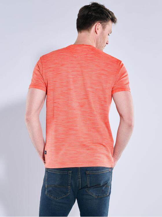 engbers Herren T-Shirt gestreift Rot 38469