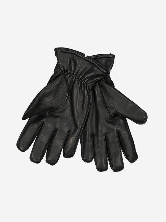 engbers Herren Leder-Handschuhe Basic Schwarz 37944