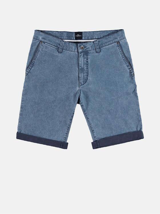 engbers Herren Doppelt gefärbte Shorts mit komfortablem Elasthananteil Brilliantblau 29828