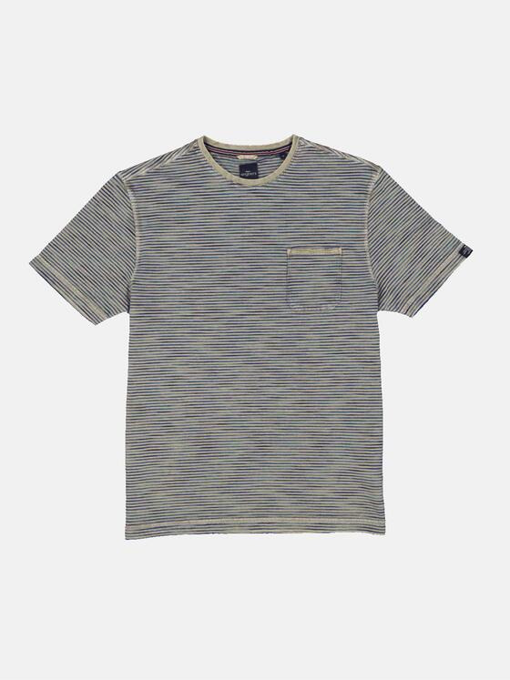 engbers Herren T-Shirt gestreift Beige 34517