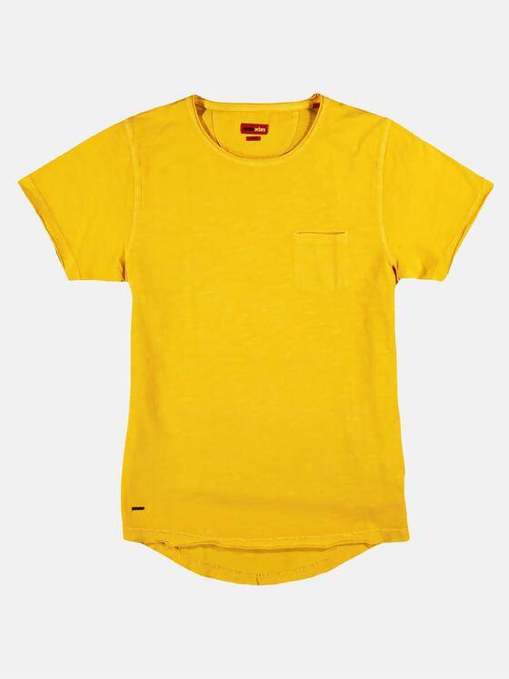 emilio adani Herren modisches T-Shirt Gelb 27263