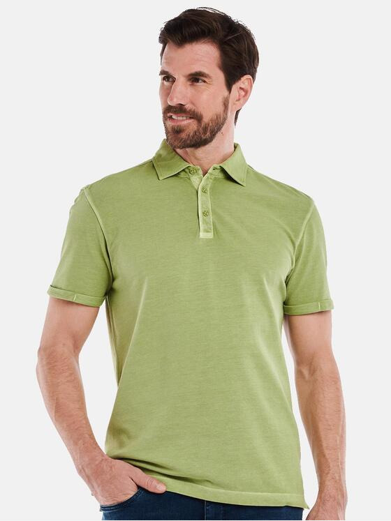 engbers Herren Polo-Shirt slim fit Grün 35124