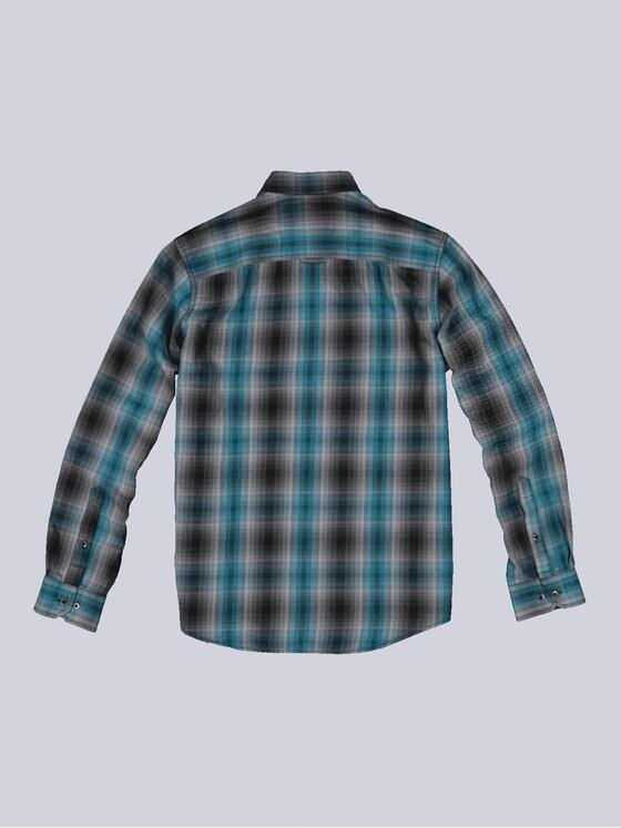 engbers Herren Karohemd Petrolblau 33633