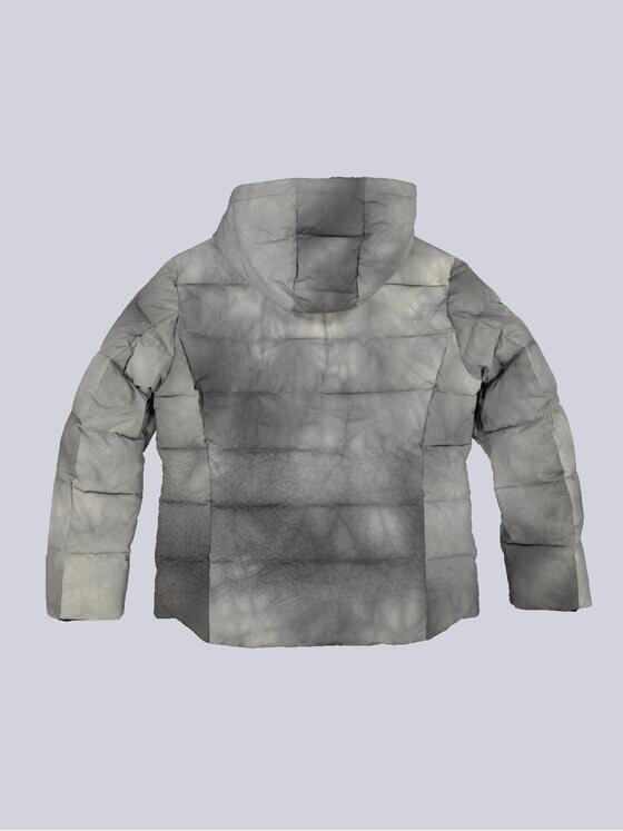 emilio adani Herren Steppjacke mit Kapuze Grau 35426