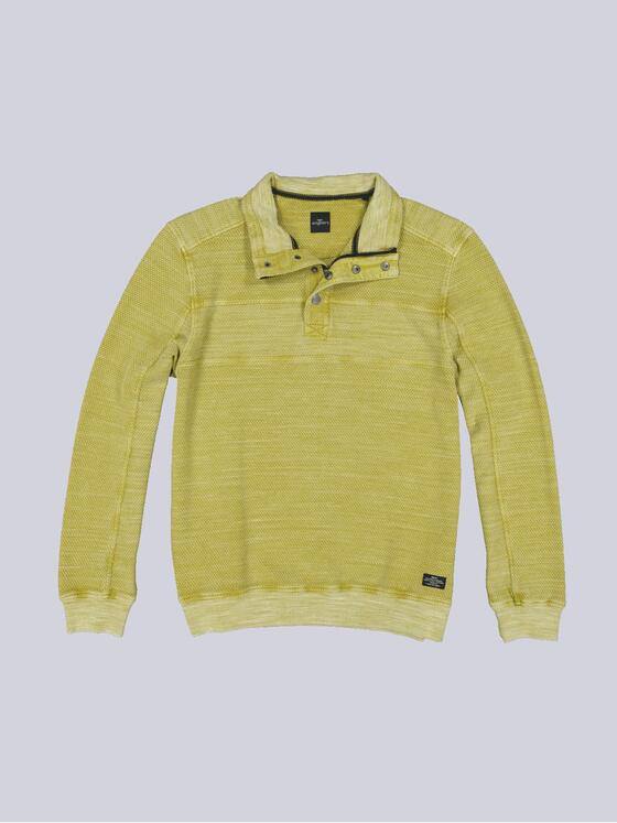 engbers Herren Sweatshirt gestreift Gelb 36104