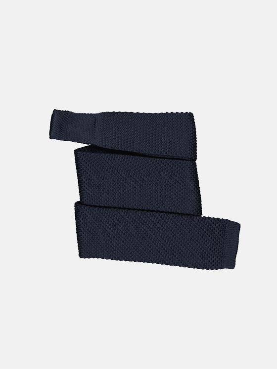 emilio adani Herren Krawatte Basic Blau 35097