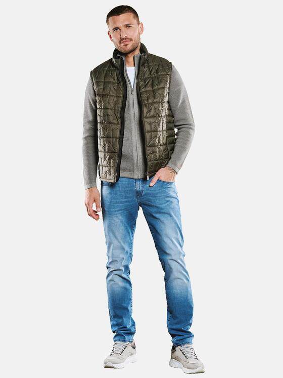 emilio adani Herren Weste Grün 33291