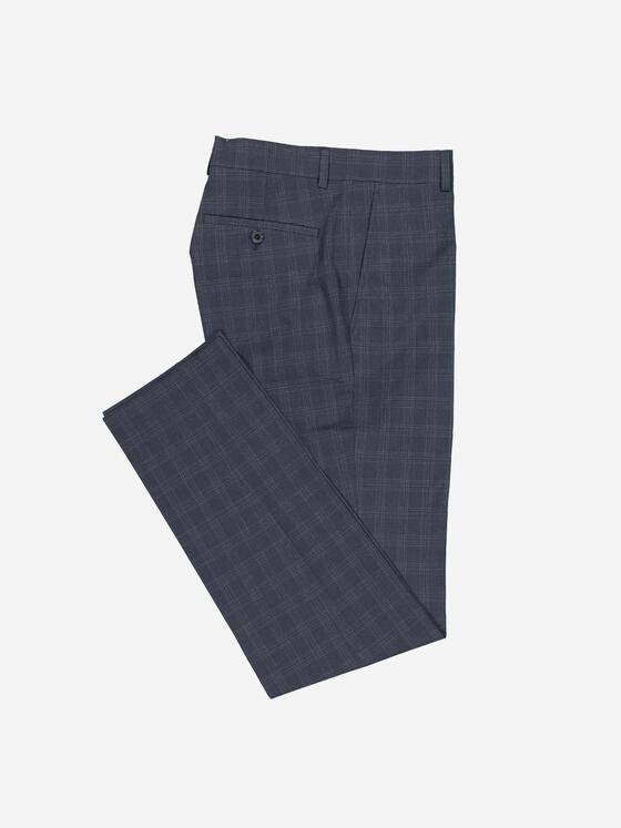emilio adani Herren Anzug-Hose slim fit Blau 37652