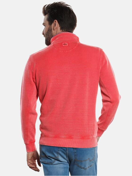 engbers Herren Sweatshirt Stehbund Tomatenrot 32718