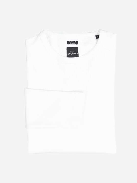 engbers Herren Langarm-Shirt "My Favorite" organic Weiß 36286