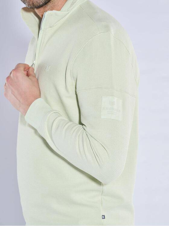 ENGBERS GERMANY Herren Sweatshirt aus edlem Jerseymaterial Hellgelb 38553