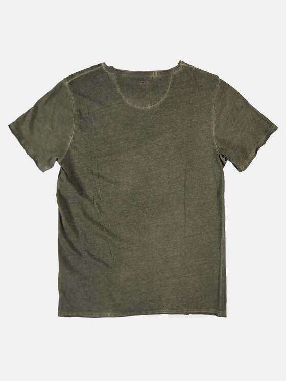 emilio adani Herren Rundhals T-Shirt Grün 25690