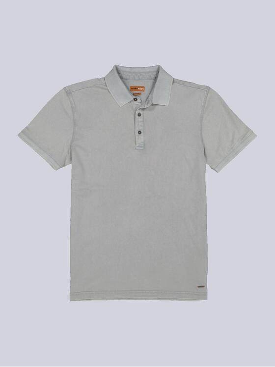 emilio adani Herren Polo-Shirt uni Grau 35284