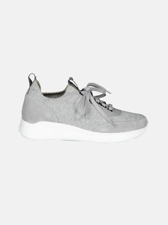 emilio adani Herren Sneaker aus Strick Beige 32657