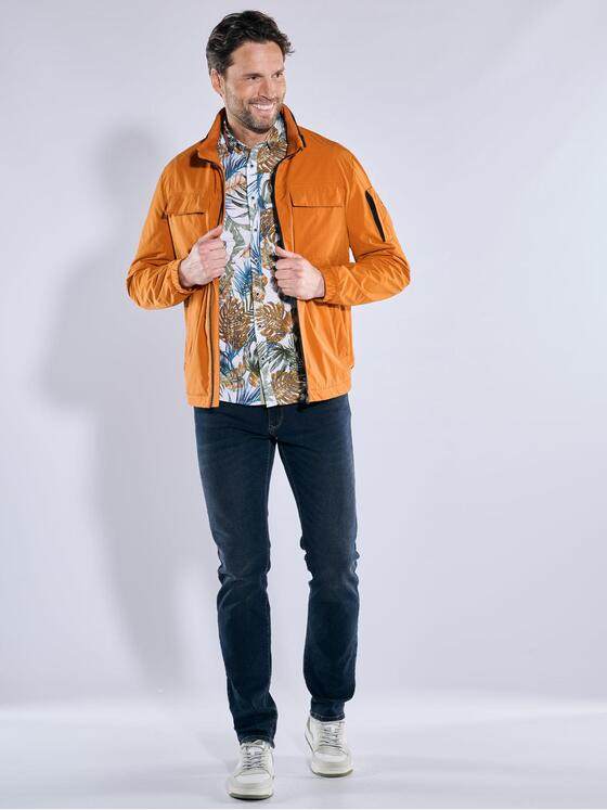 engbers Herren Jacke mit eingelassener Kapuze Orange 38365