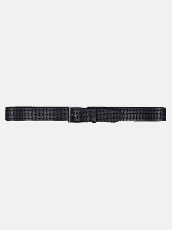emilio adani Herren Ledergürtel Blau 34262