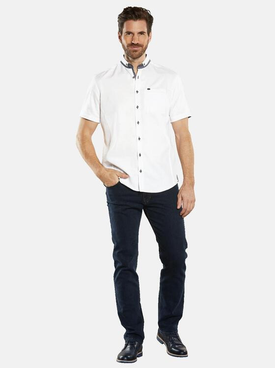 engbers Herren Kurzarm-Hemd uni Weiß 34272