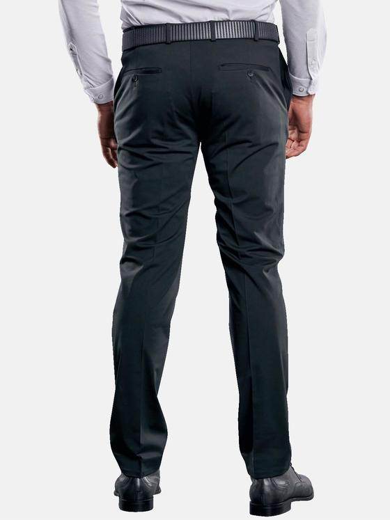 emilio adani Herren Anzughose slim fit Schwarz 30124