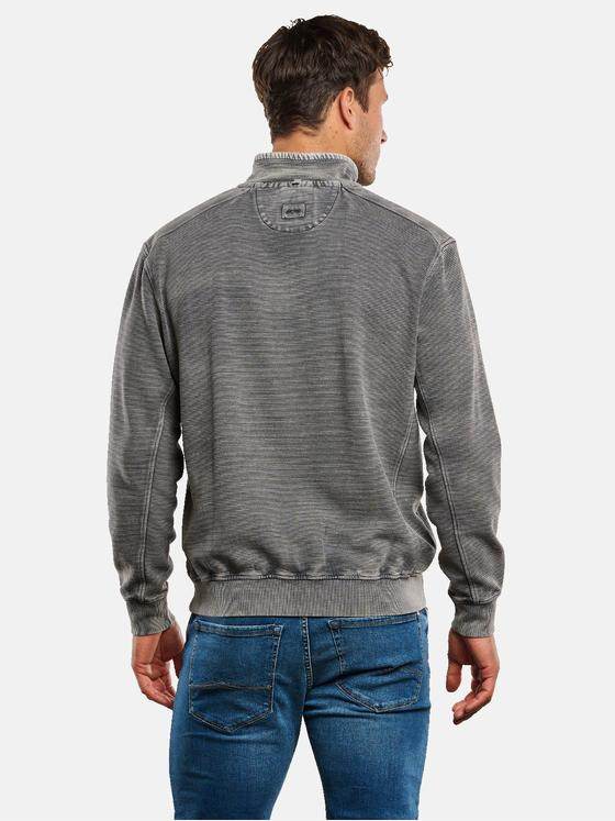 engbers Herren Sweatshirt mit Stehkragen Silbergrau 33761