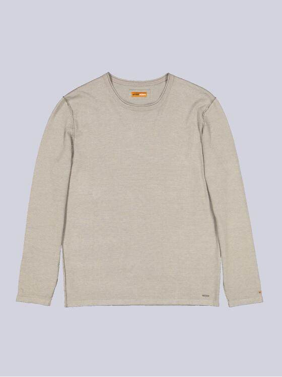 emilio adani Herren Pullover uni Beige 36350
