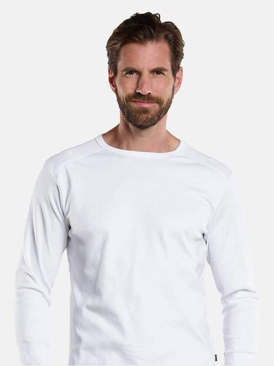 engbers Herren Langarm-Shirt "My Favorite" organic Weiß 36286