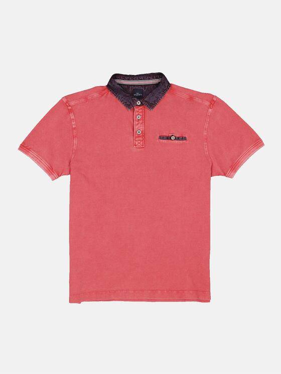 engbers Herren Polo-Shirt strukturiert Rot 34337