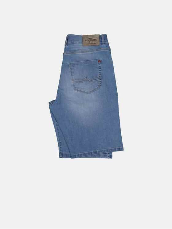 engbers Herren Bermuda aus leichtem Denim Hellblau 33196
