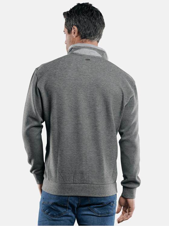 engbers Herren Sportive Sweatjacke Silbergrau 29230