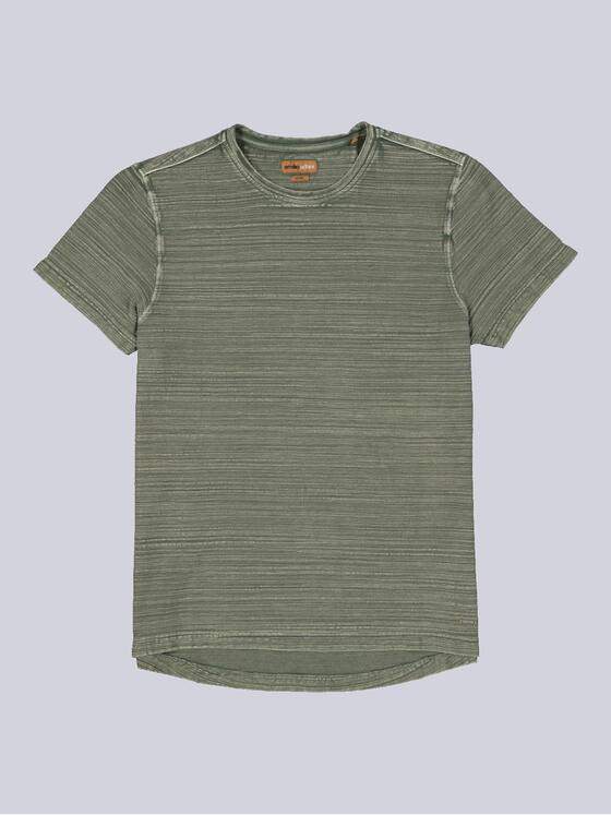 emilio adani Herren T-Shirt slim fit Grün 35099