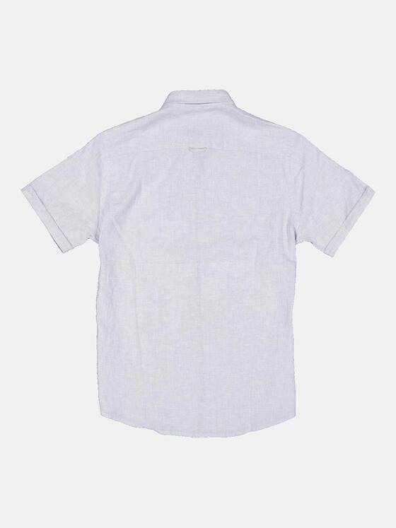 emilio adani Herren Kurzarm-Hemd gestreift Blau 34958