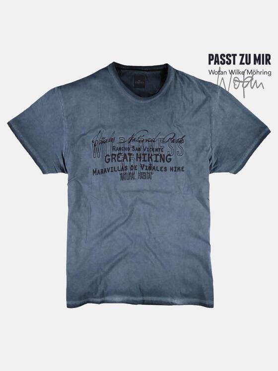 engbers Herren Rundhals T-Shirt Royalblau 23655