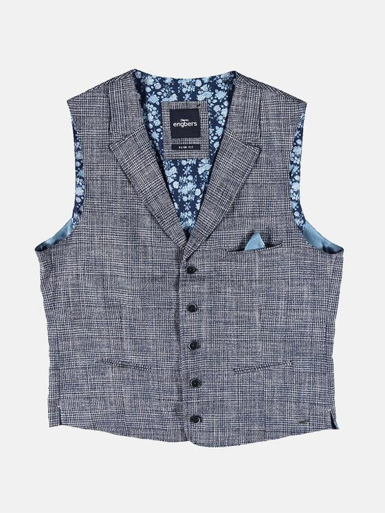 engbers Herren Die Sommer-Sakko-Weste Indigoblau 31074