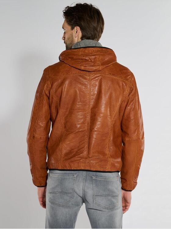 engbers Herren Lederjacke Orange 36511