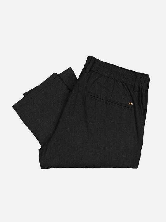 emilio adani Herren Retro-Hose mit Tunnelzug Grau 35531
