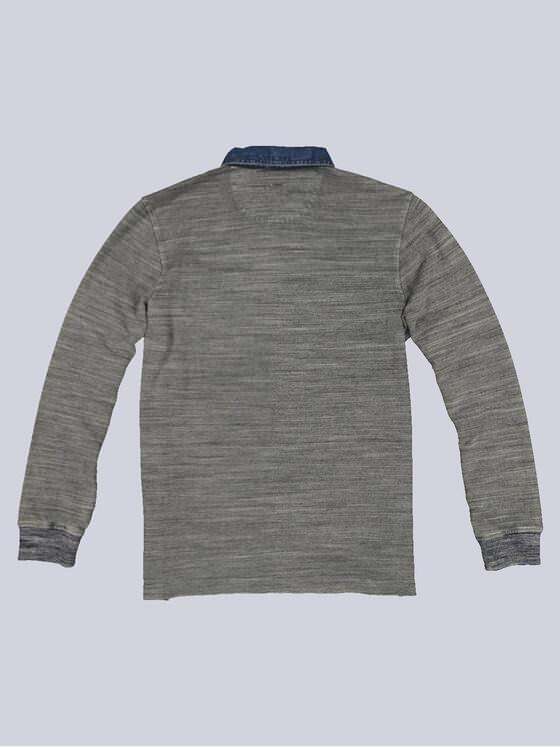 engbers Herren Langarm-Shirt Polo Grau 33396