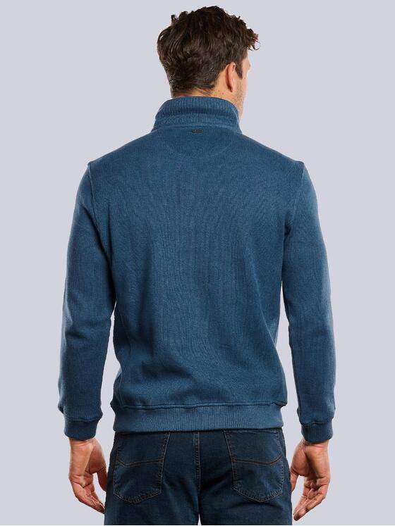 engbers Herren Sweatshirt Stehbund Petrolblau 33751