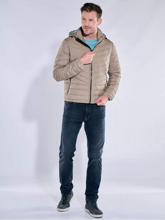 engbers Herren Steppjacke regular Braunbeige 38245