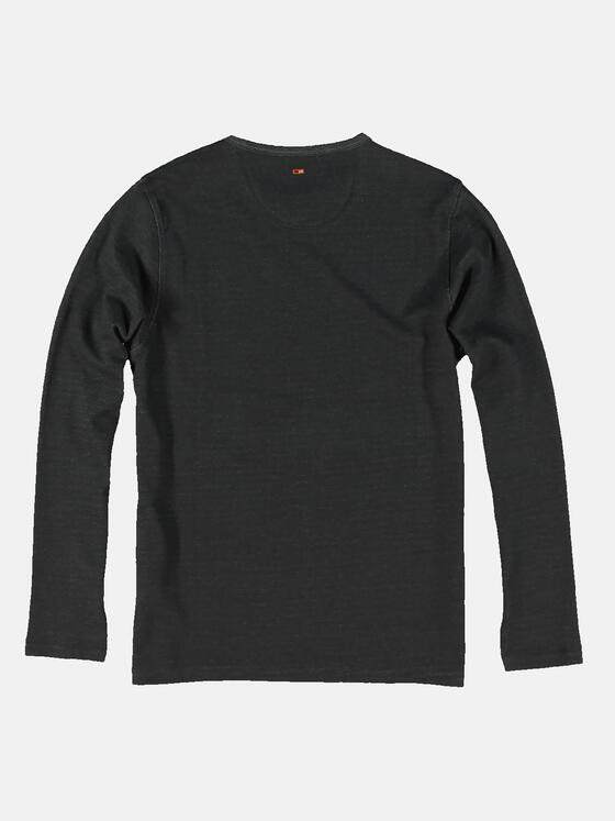 emilio adani Herren Langarm-Shirt uninah Grau 31985