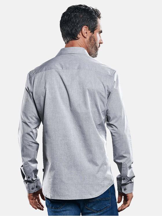 engbers Herren Sakko-Hemd Hellgrau 30542