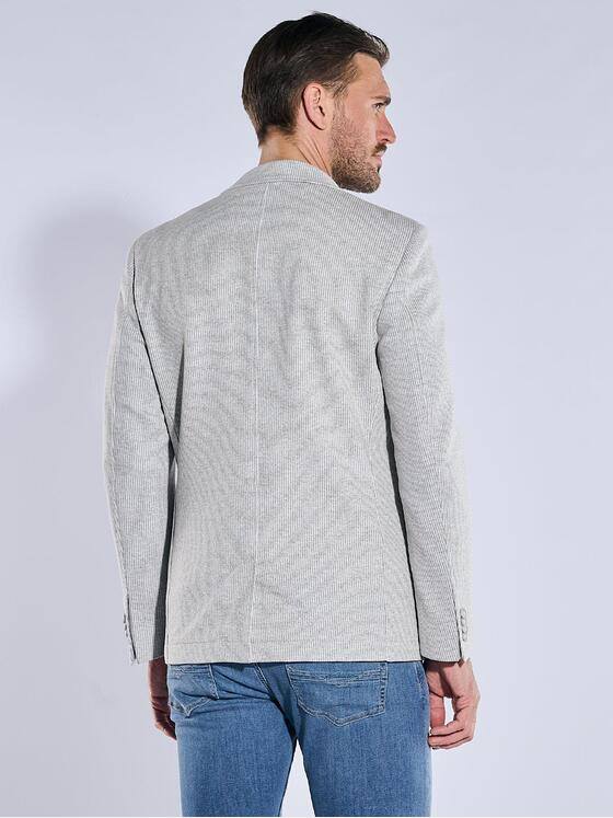 ENGBERS GERMANY Herren Sakko aus italienischem Garn Hellgrau 38410